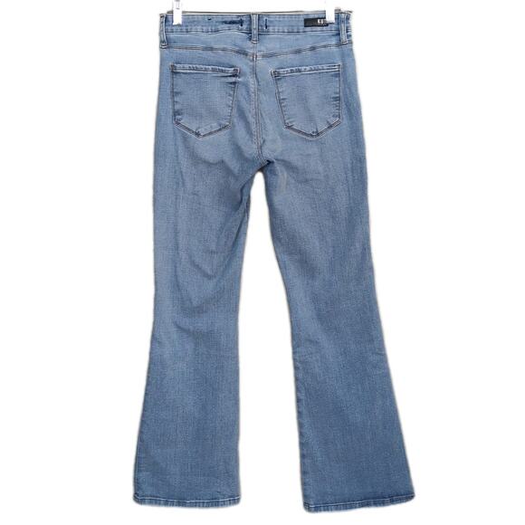 KUT FROM THE KLOTH Ana High Rise Fab Ab Flare Jean Light Wash Stretch Women's 6 - Picture 2 of 4